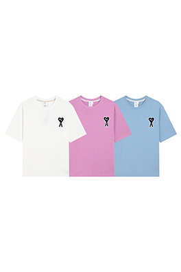 【アミ】メンズ レディース 半袖Tシャツ  aat14565
