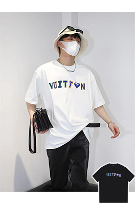 【ヴィトンタイプ】メンズ レディース 半袖Tシャツ  aat14892
