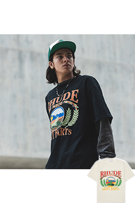 【ルード】メンズ レディース 半袖Tシャツ  aat14918