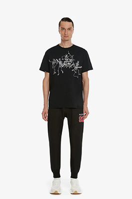【アレキサンダーマックイーンタイプ】メンズ レディース 半袖Tシャツ  aat15040