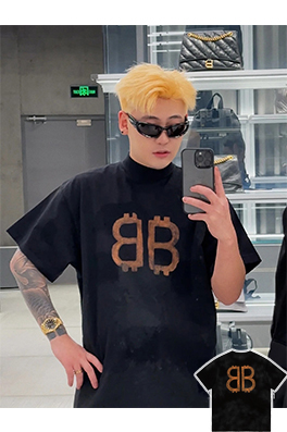 【バレンシアガタイプ】メンズ レディース 半袖Tシャツaat15092