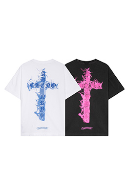 【クロムハーツタイプ】メンズ レディース 半袖Tシャツaat15116