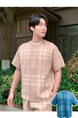 【バーバリータイプ】メンズ レディース 半袖Tシャツ  aat15134