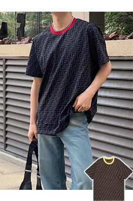 【フェンディタイプ】メンズ レディース 半袖Tシャツ  aat15138