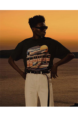 【ルード】メンズ レディース 半袖Tシャツ  aat15230