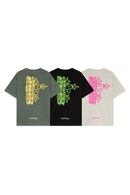 【クロムハーツタイプ】メンズ レディース 半袖Tシャツ  aat15304
