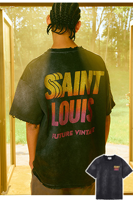 【SAINT LOUIS】メンズ レディース 半袖Tシャツ  aat15342