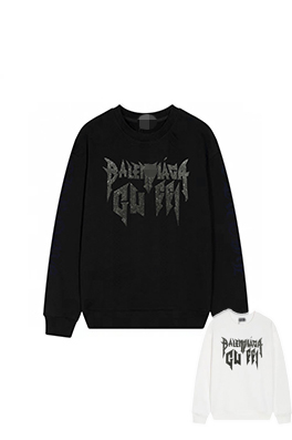 【バレンタイプ】×【グッチタイプ】メンズ レディース 長袖　スウェットTシャツ  aat15458