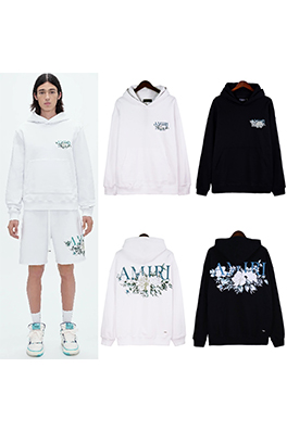 【アミリ】メンズ レディース フード Tシャツ パーカー  aat15464