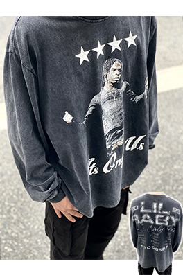 【HELLSTAR】メンズ レディース 長袖Tシャツ  aat15469