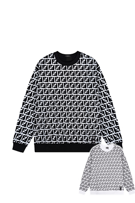 【フェンディタイプ】メンズ レディース 長袖　スウェットTシャツ  aat15810