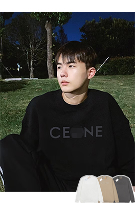 【セリーヌタイプ】メンズ レディース 長袖　スウェットTシャツ  aat15849