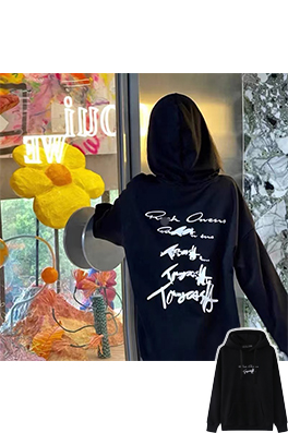 【リックオウエンスタイプ】メンズ レディース フード Tシャツ パーカー  aat15902