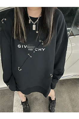 【ジバンシイタイプ】メンズ レディース 長袖　スウェットTシャツ  aat16064