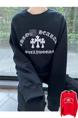 【クロムハーツタイプ】メンズ レディース 長袖　スウェットTシャツ  aat16096