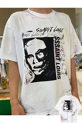 【SAINT LOUIS】メンズ レディース 半袖Tシャツ   aat16434