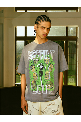 【SAINT LOUIS】メンズ レディース 半袖Tシャツ   aat16437