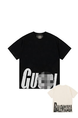 【グッチタイプ】×【バレンタイプ】メンズ レディース 半袖Tシャツ   aat16490