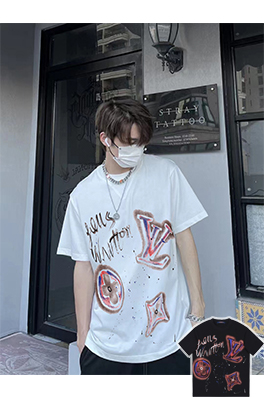 【ヴィトンタイプ】メンズ レディース 半袖Tシャツ  aat16513