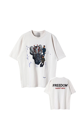 【セント マイケルタイプ】×【FREEDOM】メンズ レディース 半袖Tシャツ   aat16550