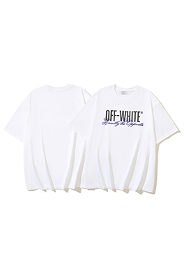 【オフホワイト】メンズ レディース 半袖Tシャツ   aat17188