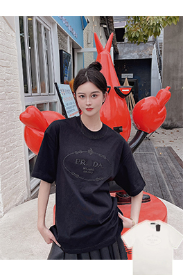 【プラダタイプ】メンズ レディース 半袖Tシャツ   aat17538
