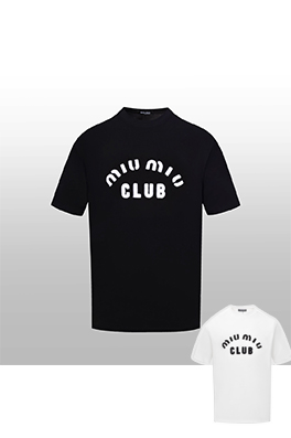 【ミュウミュウタイプ】メンズ レディース 半袖Tシャツ   aat17783