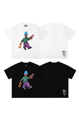 【ステューシー】メンズ レディース 半袖Tシャツ   aat17817