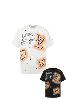 【ヴィトンタイプ】メンズ レディース 半袖Tシャツ   aat17857