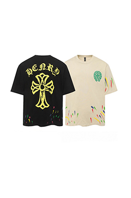 【クロムハーツタイプ】メンズ レディース 半袖Tシャツ   aat17867