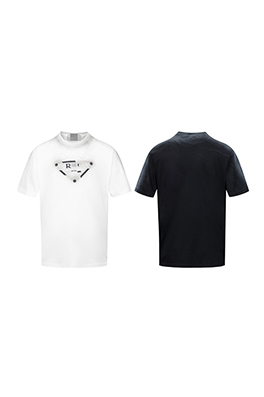 【プラダタイプ】メンズ レディース 半袖Tシャツ   aat17906
