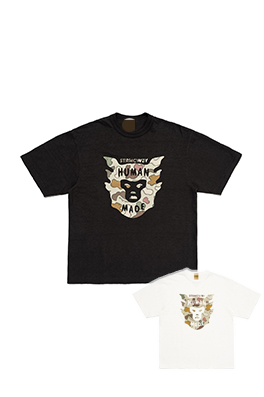 【ヒューマンメイド】×【KAWS】×【NIGO MADE】メンズ レディース 半袖Tシャツ    aat18167