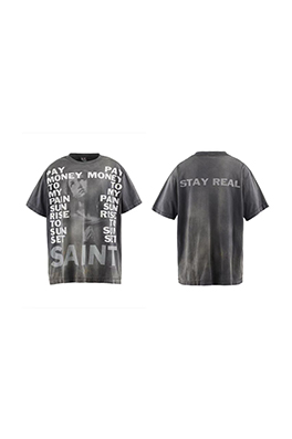 【セント マイケル】×【PAY MONEY】メンズ レディース 半袖Tシャツ   aat18309