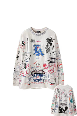 【セント マイケル】×【BORN】×【RAISED】メンズ レディース 長袖Tシャツ   aat18312