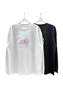 【アレキサンダーワンタイプ】メンズ レディース 長袖Tシャツ   aat18375