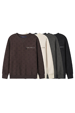 【ヴィトンタイプ】メンズ レディース 長袖　スウェットTシャツ   aat18395