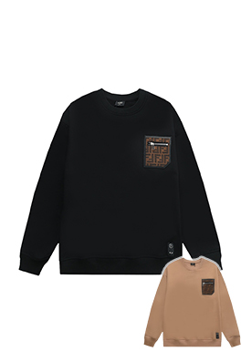 【フェンディタイプ】メンズ レディース 長袖　スウェットTシャツ   aat18411