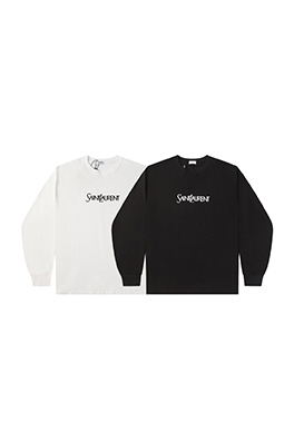 【サンローランタイプ】メンズ レディース 長袖Tシャツ   aat18519