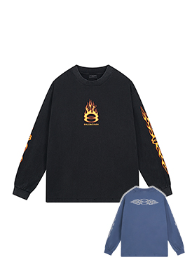 【バレンタイプ】メンズ レディース 長袖Tシャツ   aat18602