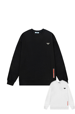 【プラダタイプ】メンズ レディース 長袖　スウェットTシャツ    aat18652