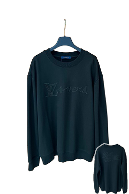 【ヴィトンタイプ】メンズ レディース 長袖　スウェットTシャツ    aat18660