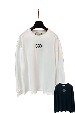 【グッチタイプ】メンズ レディース 長袖　スウェットTシャツ    aat18665