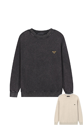 【プラダタイプ】メンズ レディース 長袖　スウェットTシャツ    aat18669