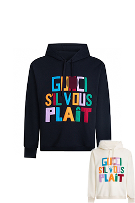 【グッチタイプ】フード Tシャツ パーカー    aat18680
