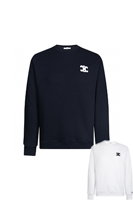 【セリーヌタイプ】メンズ レディース 長袖　スウェットTシャツ    aat18681