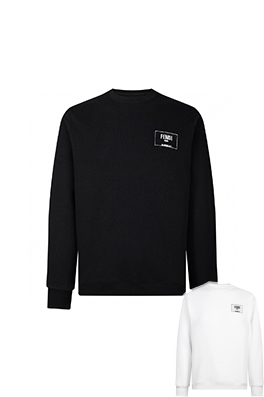 【フェンディタイプ】メンズ レディース 長袖　スウェットTシャツ    aat18684
