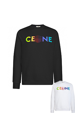 【セリーヌタイプ】メンズ レディース 長袖　スウェットTシャツ    aat18685