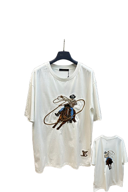【ヴィトンタイプ】メンズ レディース 半袖Tシャツ     aat18794