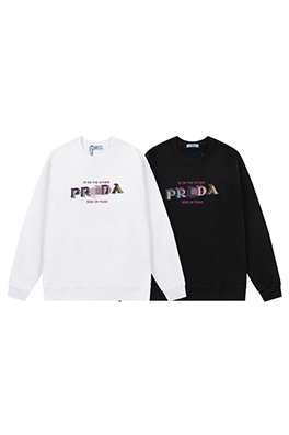 【プラダタイプ】メンズ レディース 長袖　スウェットTシャツ     aat18833