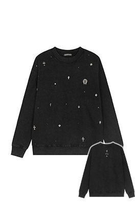 【クロムハーツタイプ】メンズ レディース 長袖　スウェットTシャツ     aat18836